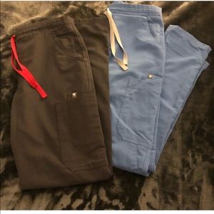 Figs scrub pants just grey